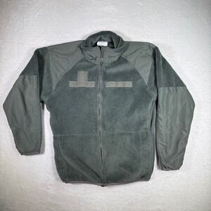 US Military Cold Weather Fleece Jacket GEN III Medium Regular Green